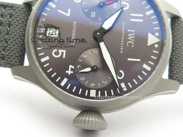 MIROTIME 0428 SunProtective Big Pilot Real PR IW500910 “Patrouille Suisse” ZF 1:1 Best Edition On Gray Nylon Strap 7278